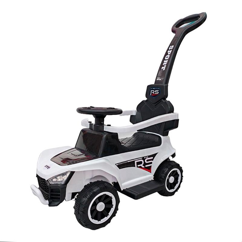 Ride On Pushing Car With Light And Music - White