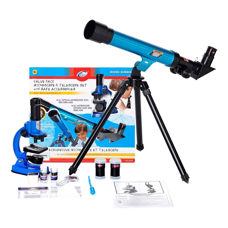 Tele Science Value Pack Microscope And Telescope Set - 35 Pieces