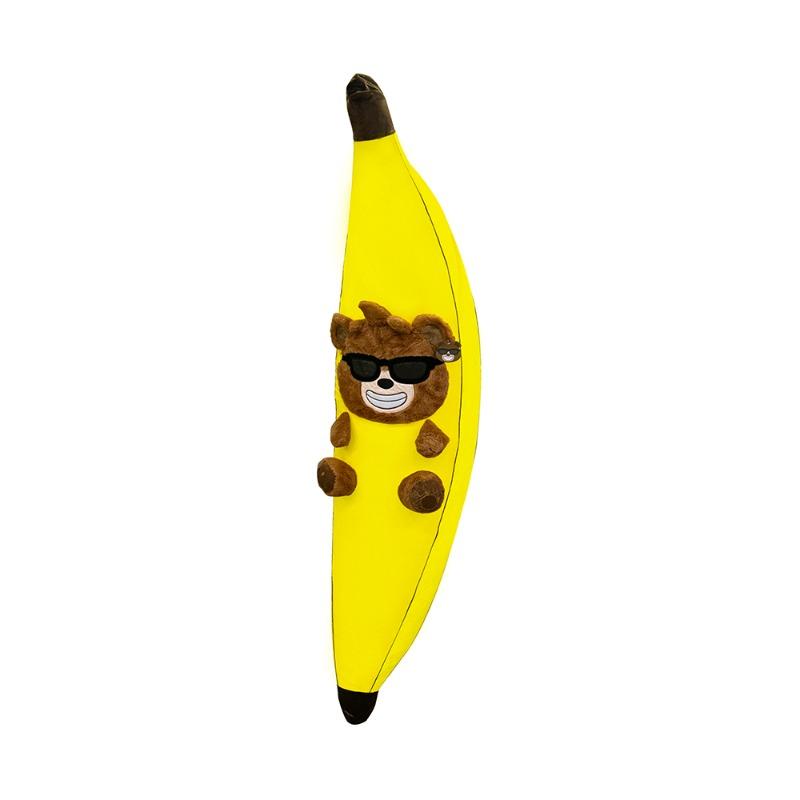 موزة بتصميم دبدوب قابلة للنفخ حجم 50 إنش ألوان مفاجئة