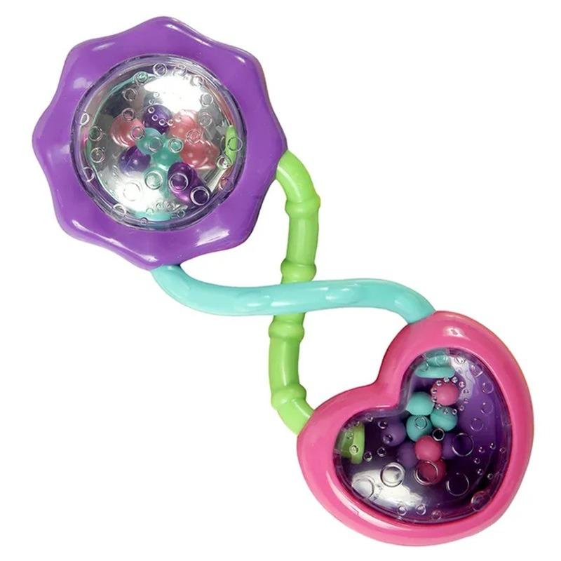 Bright Starts Rattle And Shake Barbell Toy - Purple