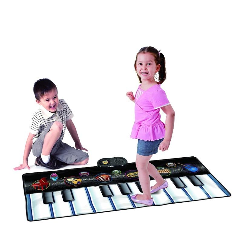 حصيرة اللعب الموسيقية بتصميم البيانو