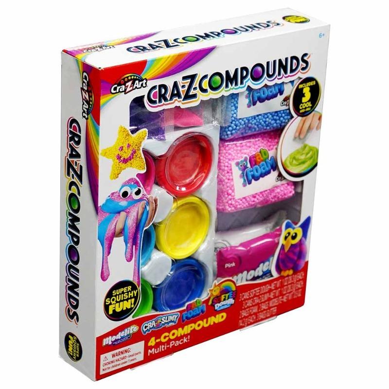 Cra-Z-Art Compounds Activity Dough Playset With 3 Accessories
