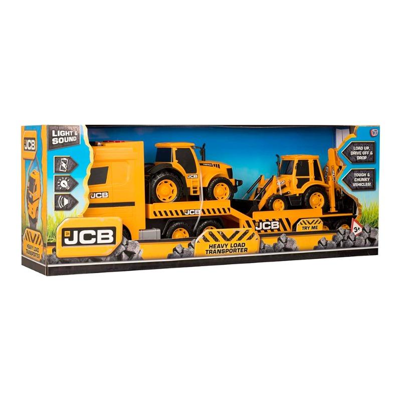 Teamsterz Construction Truck Transporter JCB