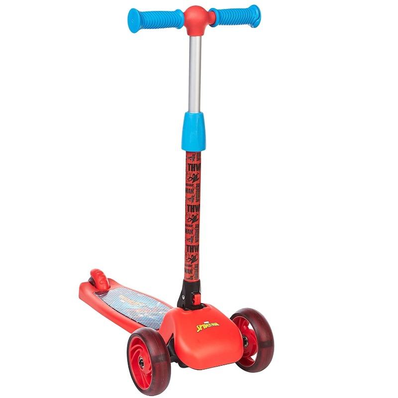 سبارتان - ديزني سبايدرمان سكوتر 3 عجلات مع ضوء ليد