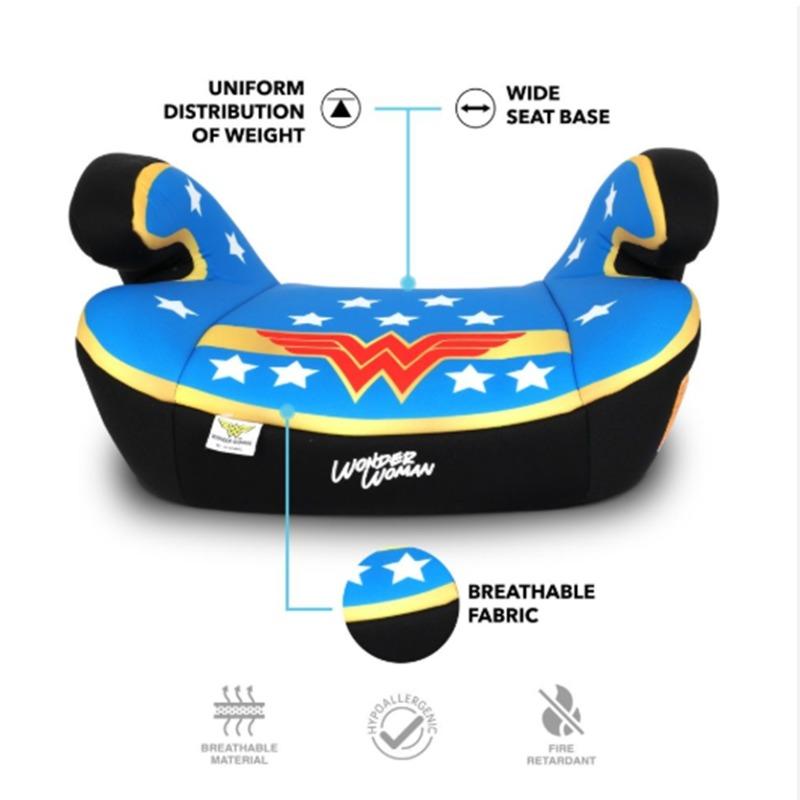 Warner Bros DC Comics Wonder Woman Booster Seat - Blue