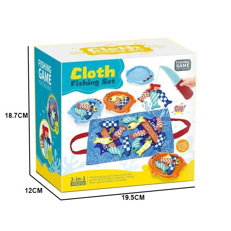 طقم صيد الأسماك القماشي للأطفال الصغار