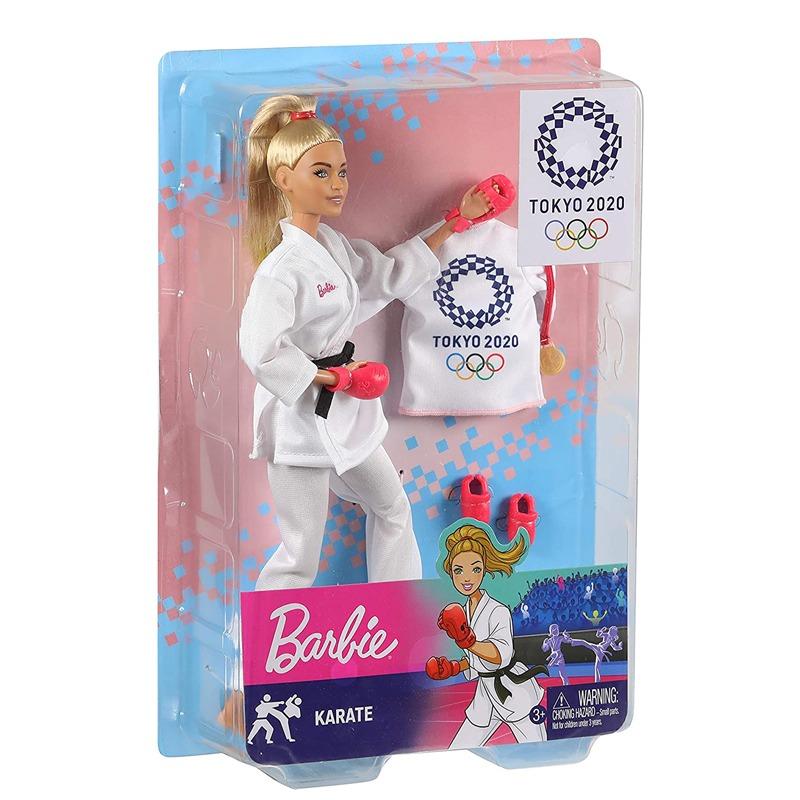 Barbie Olympic Games Tokyo 2020 Karate Doll with Karate Uniform