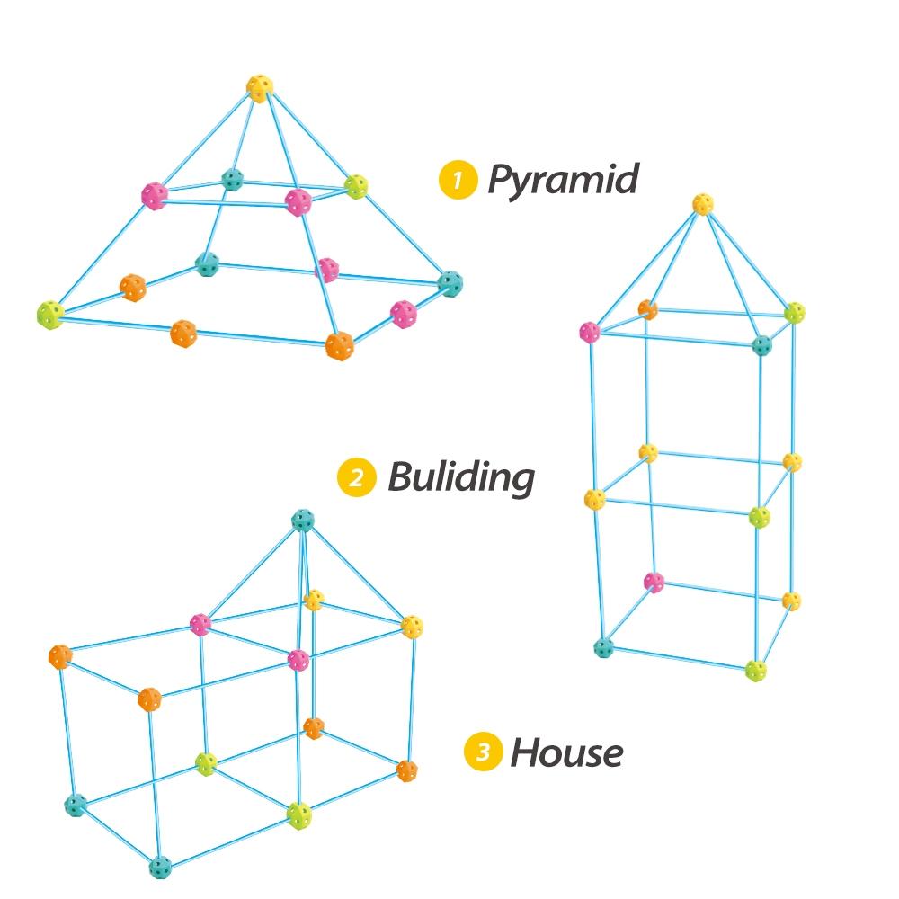 كرييتف فورتس - مجموعة البناء 68 قطعة
