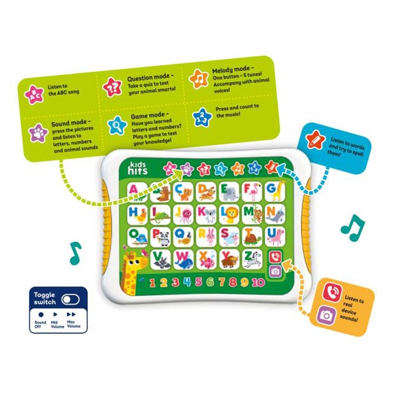 كيدز هيتس - لوح تعلم الحروف الأبجدية