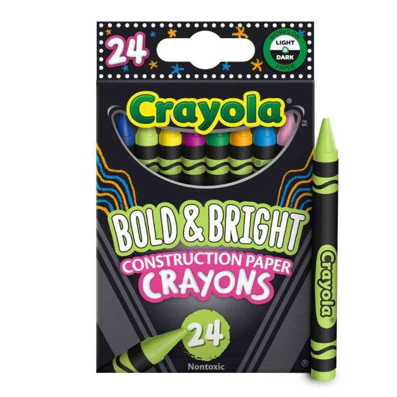 كرايولا - مجموعة أقلام تلوين ورقية 24 قطعة