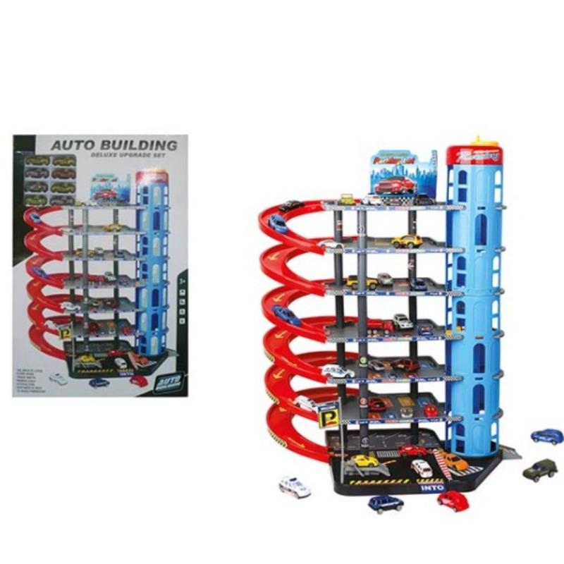 Multi-Storey Car Park 8pcs Cars