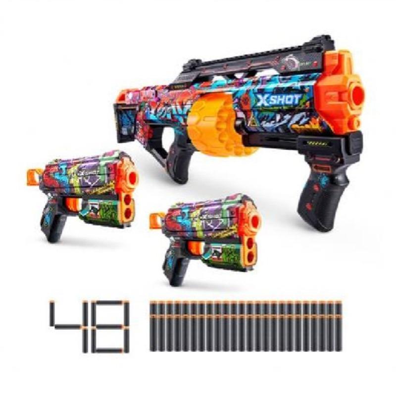 إكس شوت - مجموعة مسدسات سكينز لاست ستاند كومبو