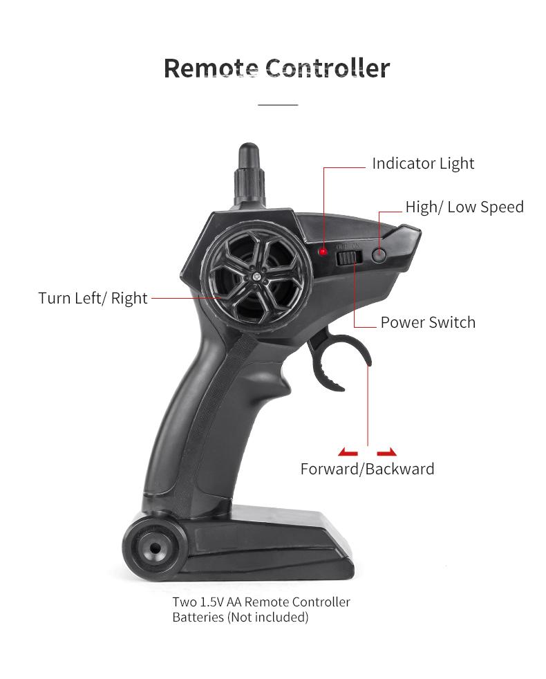 JJRC RC Six-Wheels Drive Climbing Off-Road Vehicle