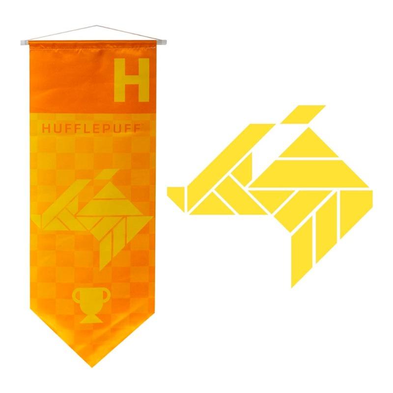 Wizarding World Harry Potter Hufflepuff Big Pennant Sword Cut