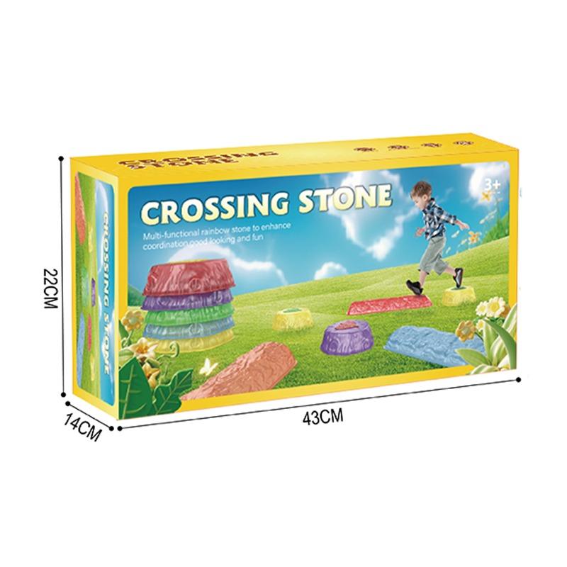 Crossing Stone 8pcs With Led Lights For Kids