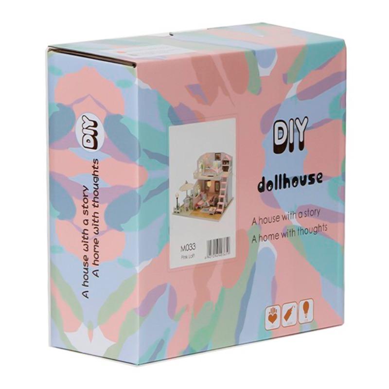 Mini Luminous Wooden Dollhouse