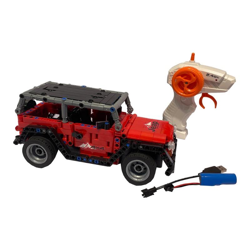 Come Alive Building Block RC Car - Red Adventure Edition - 448 PCS