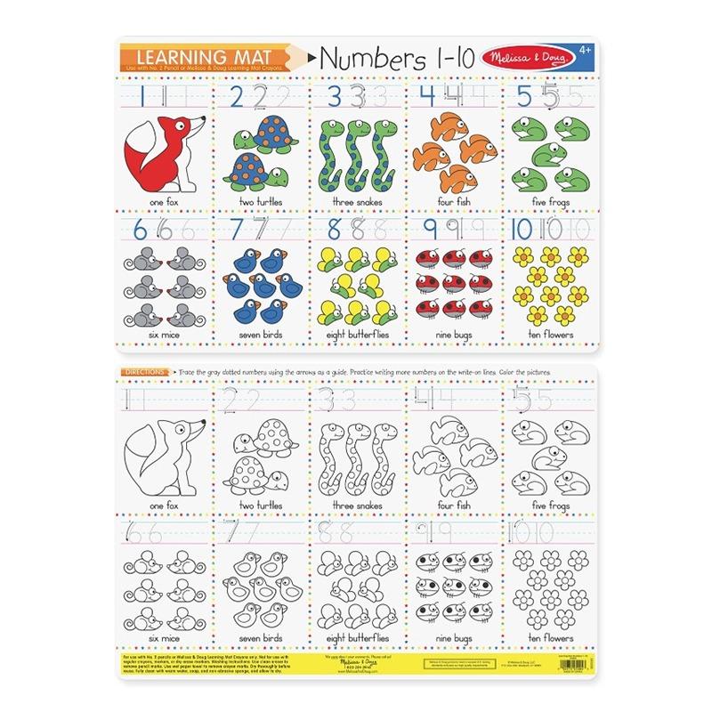 ميليسا آند دوج - حصيرة تعلم أرقام 1-10