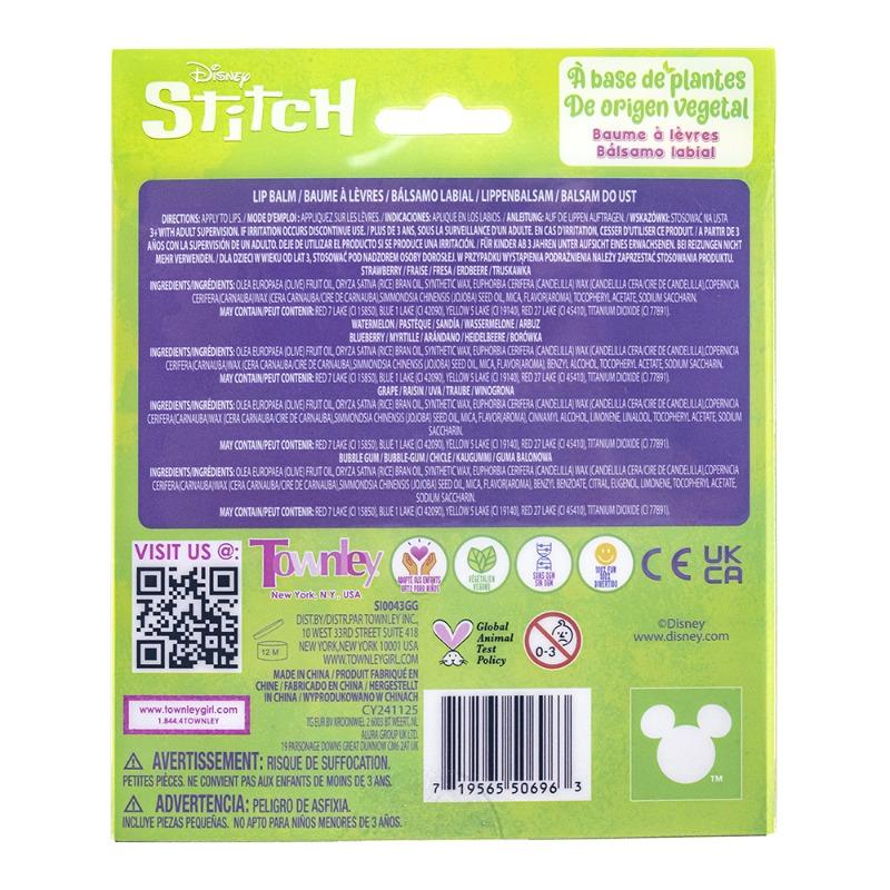 disney Stitch 5 Pack Lip Balm Plant Based