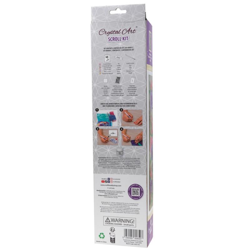 كرافت بودي - مجموعة كريستال آرت ديامانتر 35 × 45 سم طاووس الفاوانيا