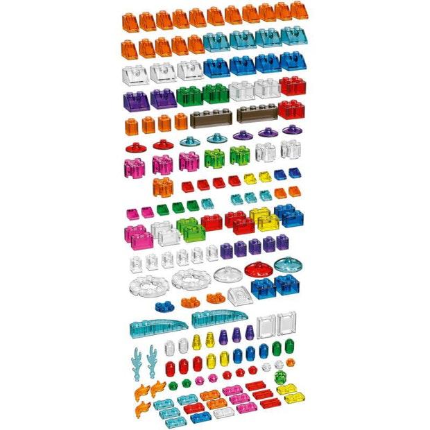 ليجو كلاسيك - مكعبات شفافة مبتكرة (500 قطعة) 11013