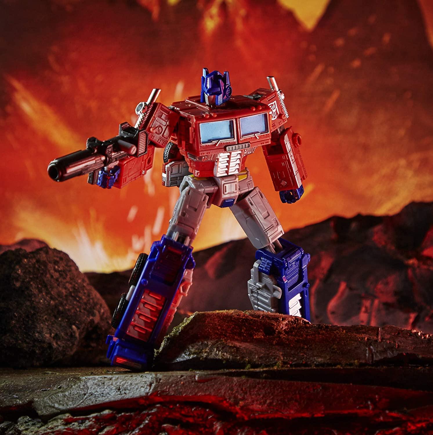 Transformers War For Cybertron Kingdom Leader Optimus Prime Figure