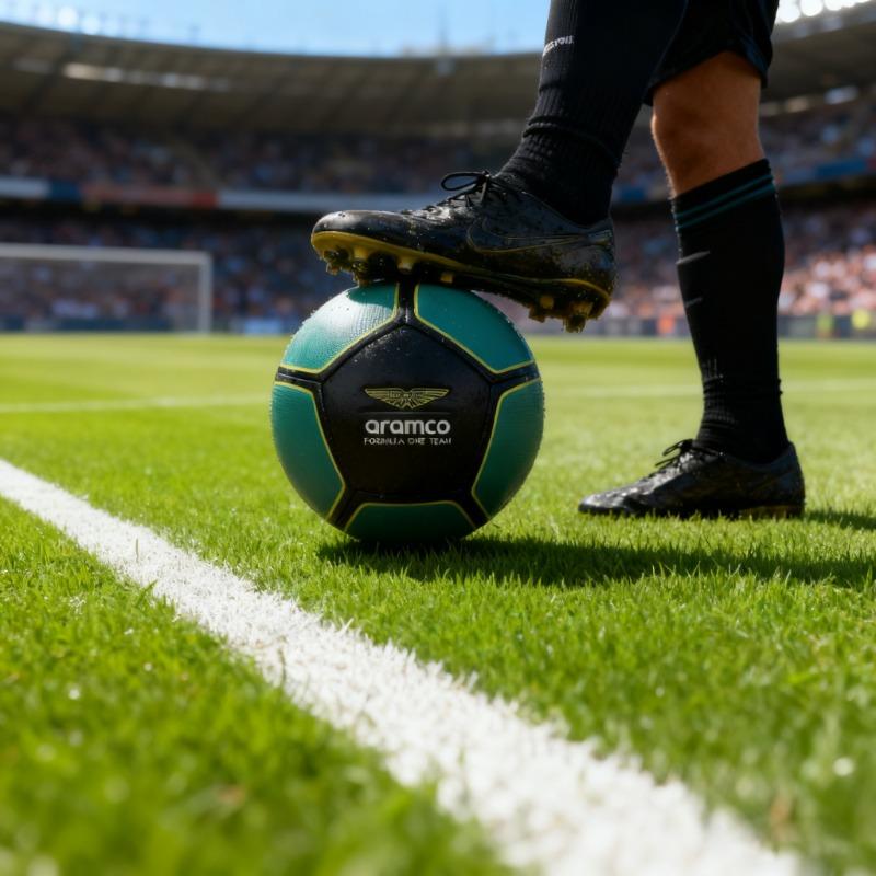 Aston Martin Pu Soccer Ball - Size 5