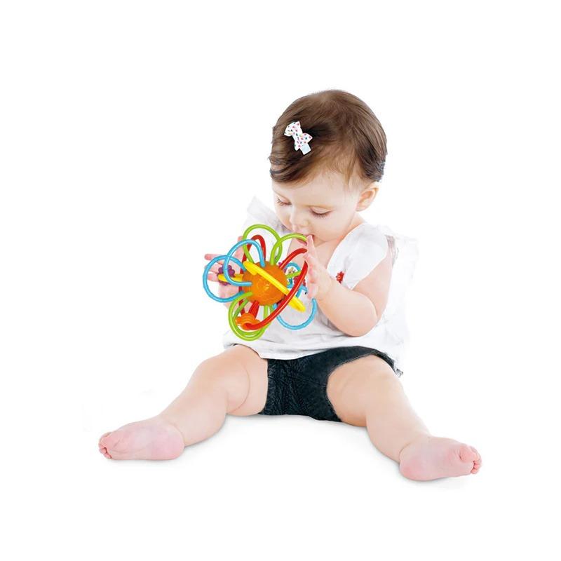Hola Honeycomb Teething Toy Baby Teether Rattle