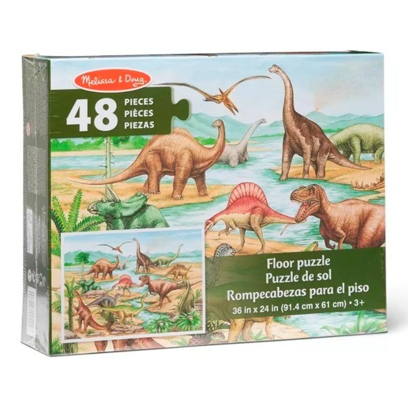 Melissa & Doug Dinosaurs Floor Puzzle - 48 Pcs