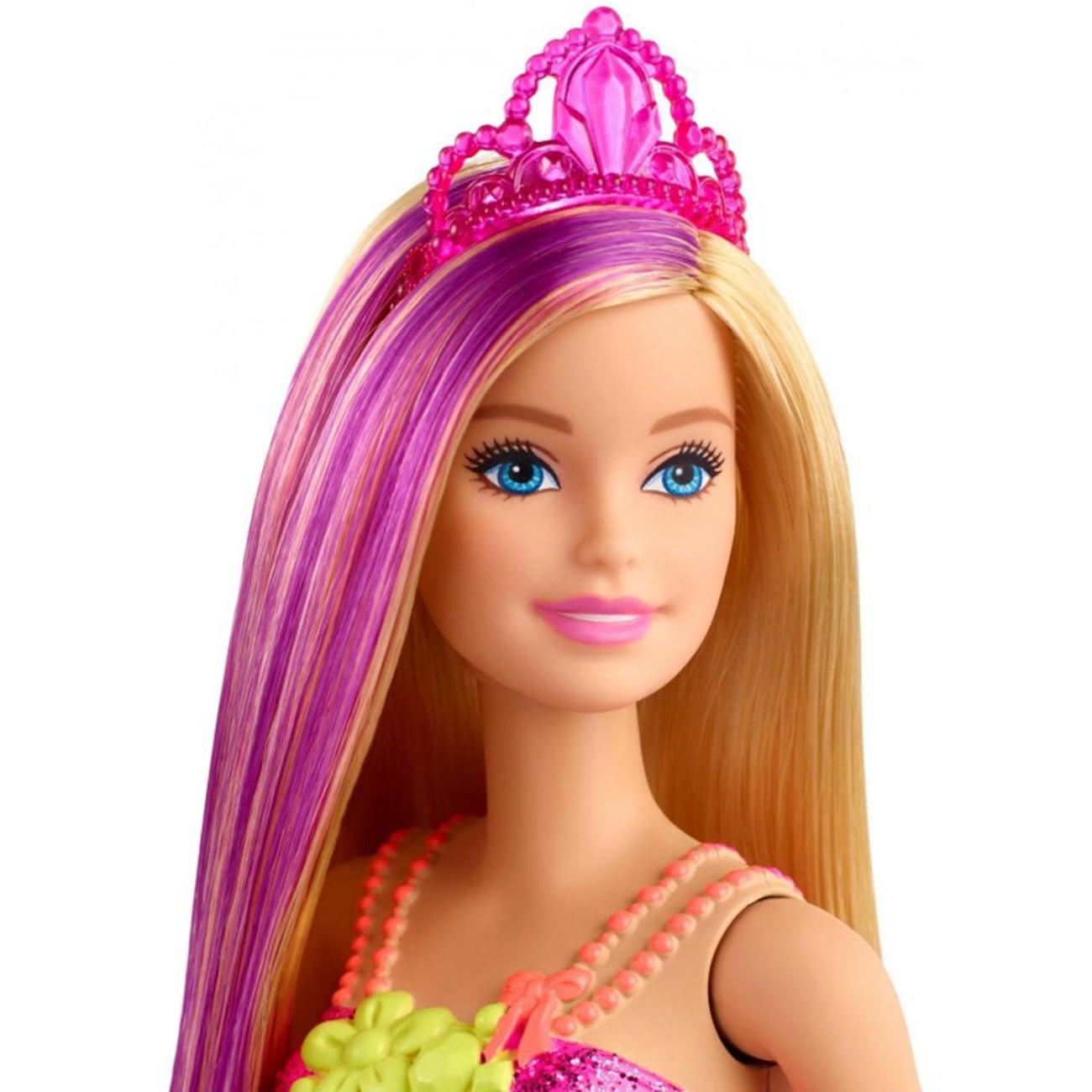 Barbie Dreamtopia Princess Doll With Blond Hair And Purple