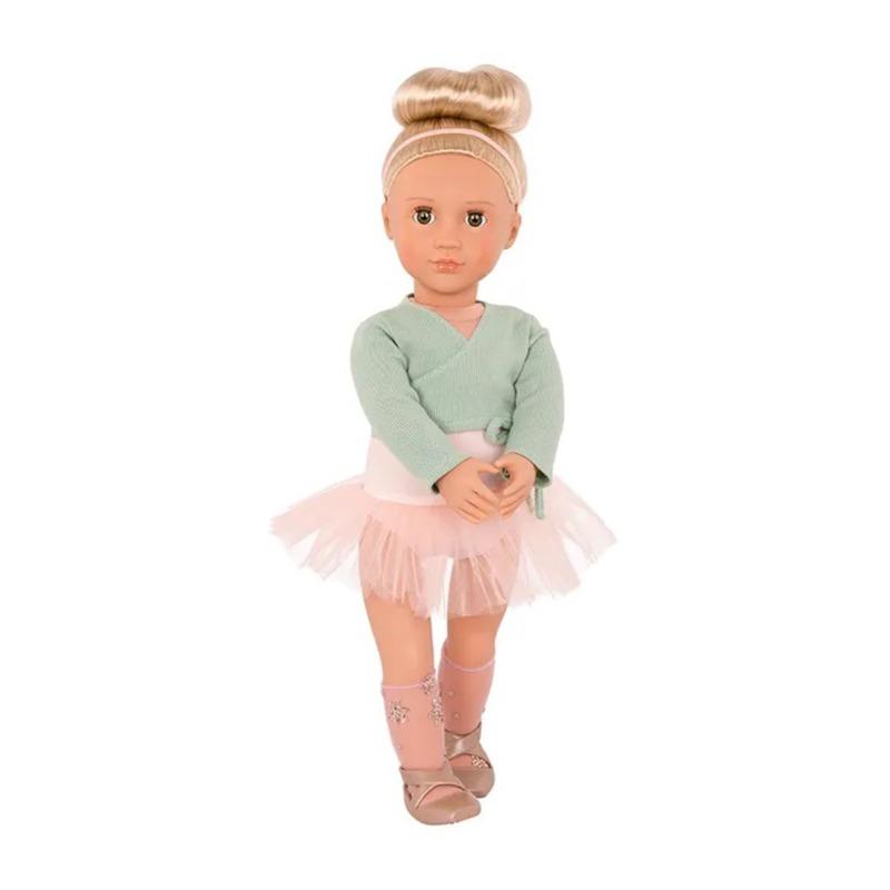 Our Generation Viola Ballet Doll With Green Shrug - 18 Inch