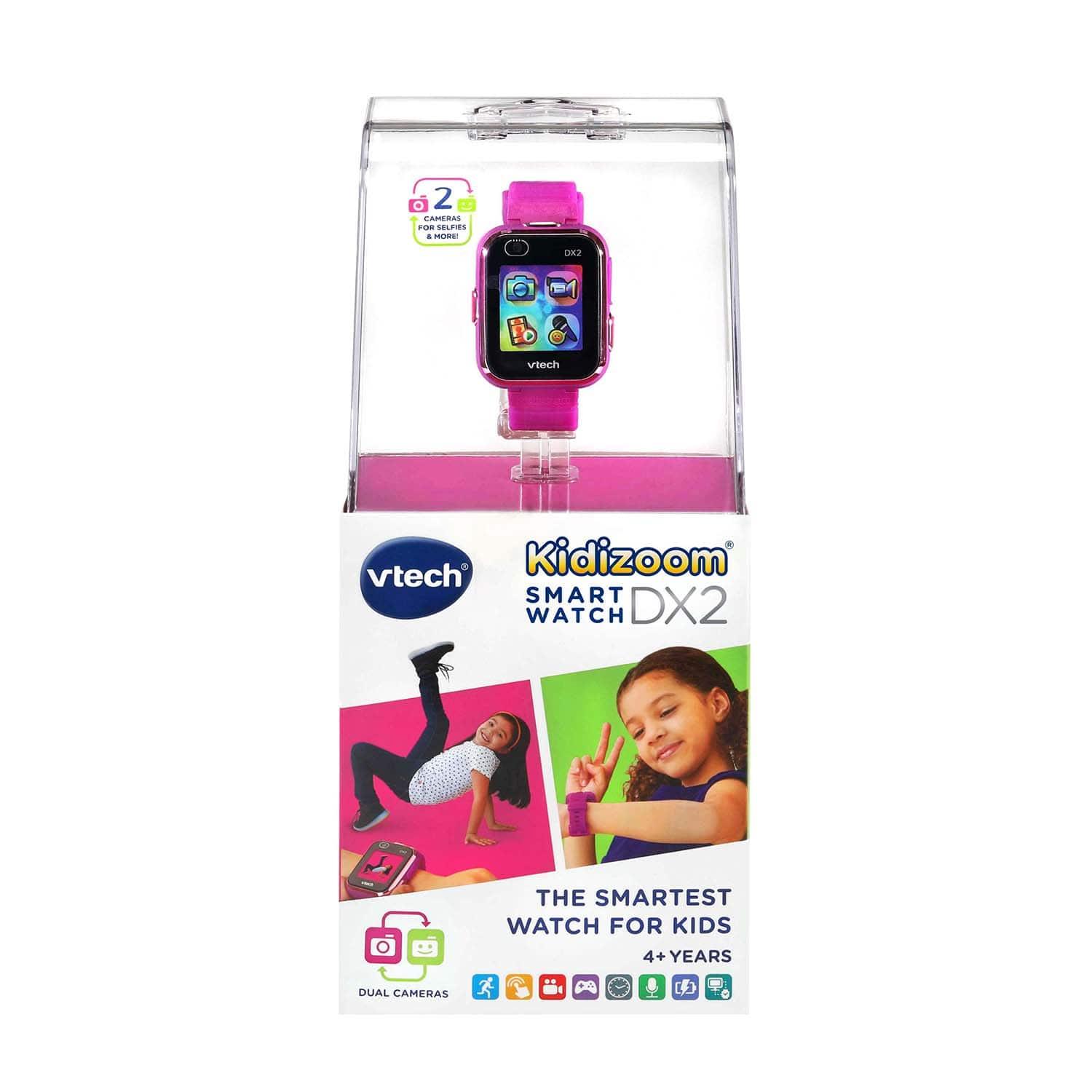 في تك - الساعة الذكية كيدزوم دي اكس 2 - لون بنفسجي