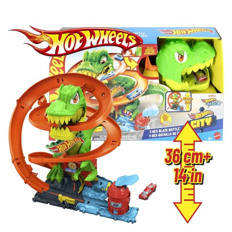 Hot Wheels City Hot Wheels City T-Rex vs Fire Station