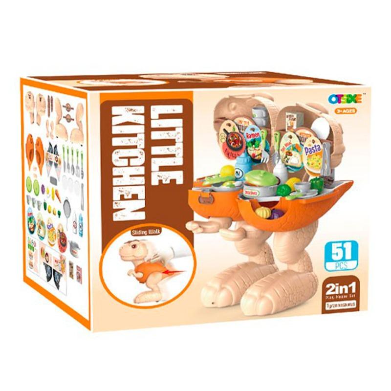 Sliding Tyrannosaurus Set - Little Kitchen