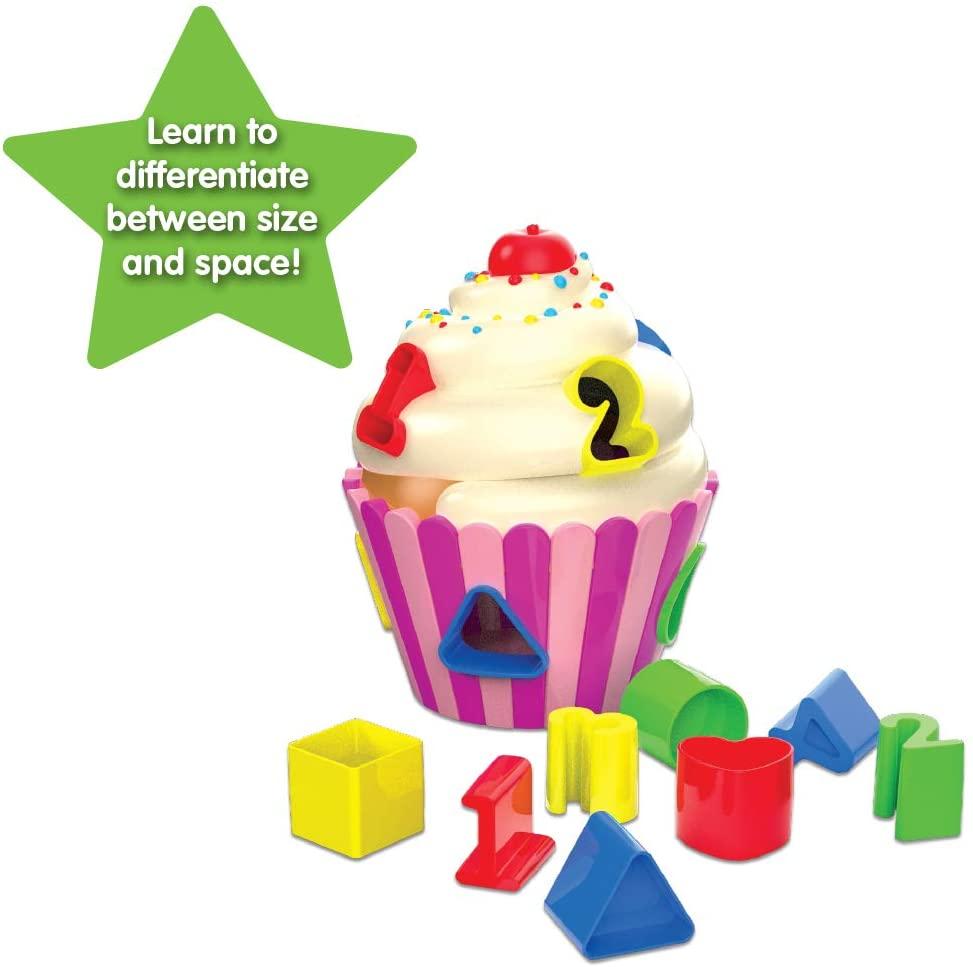 The Learning Journey Early Learning Cupcake Shape Sorter