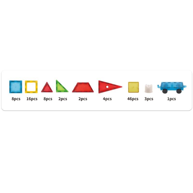 Magnetic Tiles Building Blocks Set 90 Pcs