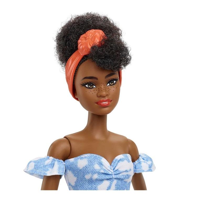 Barbie Fashionistas Doll - White And Blue Dress