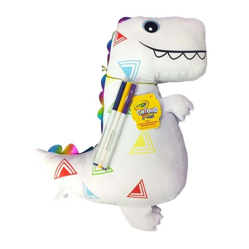 Crayola Colour Me Dinosaur Pillow