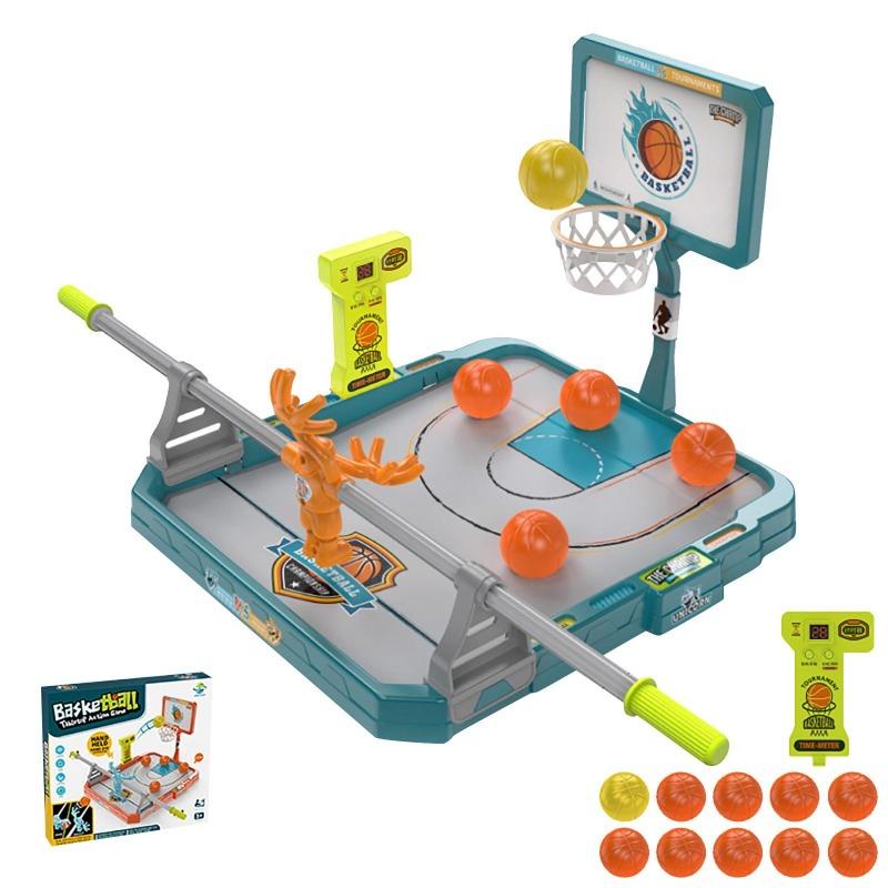 Basketball Tabletop Action Game With Timer