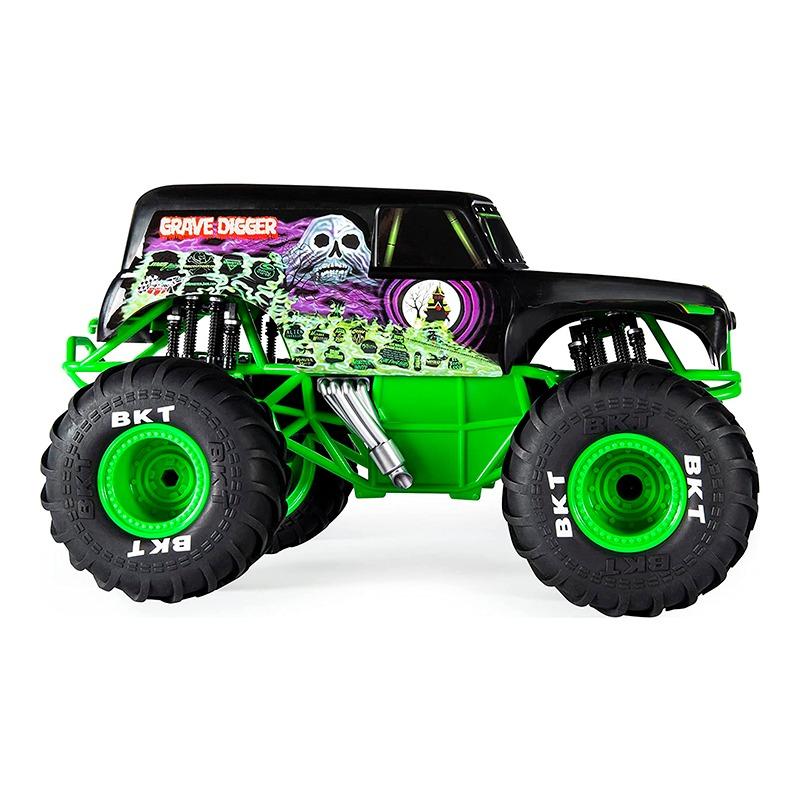 مونستر جام - سيارة جريف ديجر بجهاز تحكم عن بعد لون أخضر