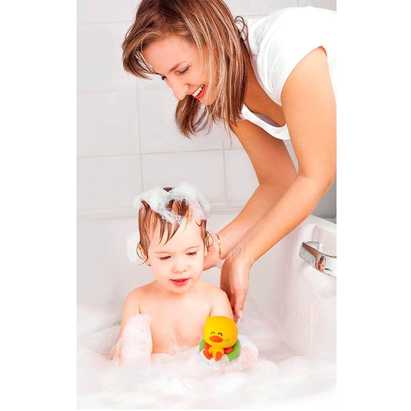 إنفانتينو - لعبة على شكل بطة الحمام واختبار درجة حرارة المياه - أصفر