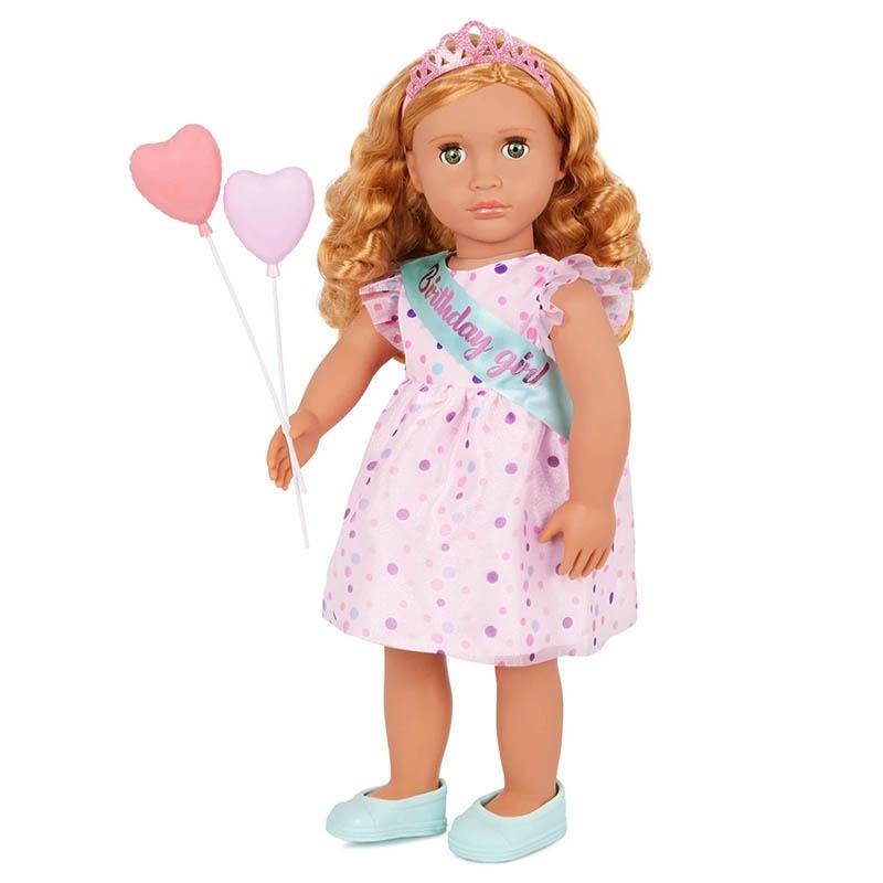 Our Generation Esme 18-inch Doll with Birthday Party Dress