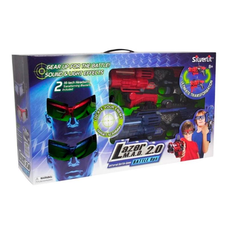 سيلفرليت - لعبة مسدس ليزر ماد ٢.٠ باتل اوبس