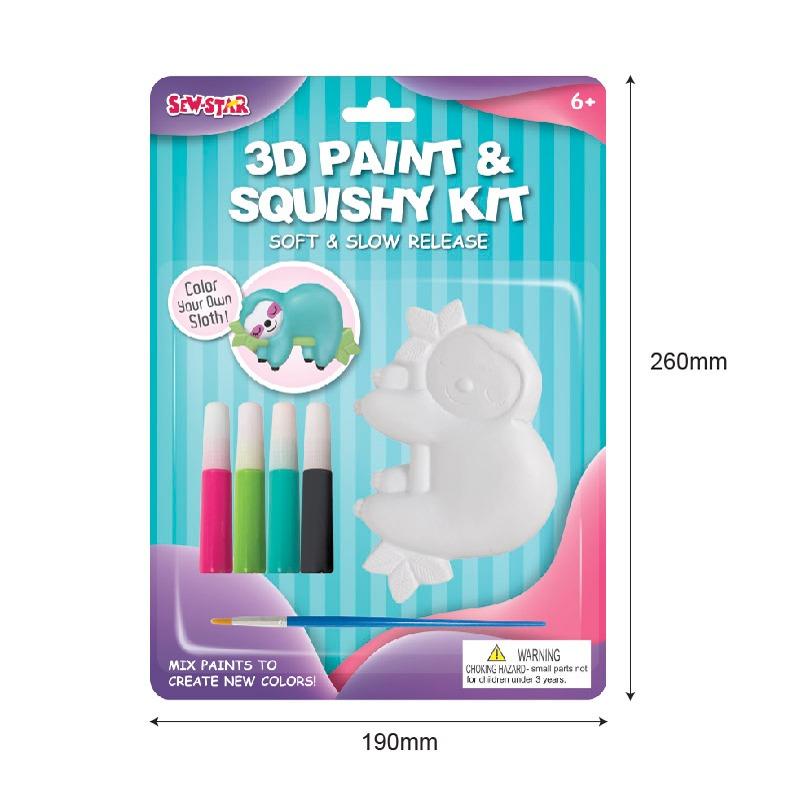 موج توي - مجموعة تلوين سكوشي 3 دي بتصميم دب الكسلان