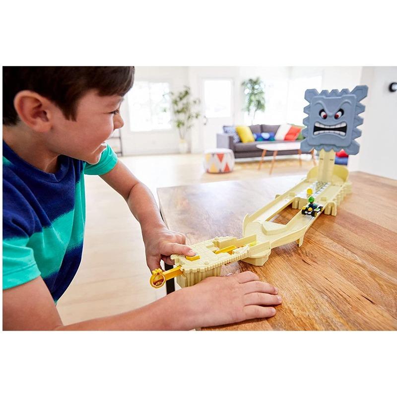 Hot Wheels Mario kart THWOMP Ruins Track Set