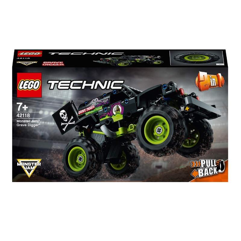 ليجو تكنيك - مجموعة لعب شاحنة مونستر جام جريف ديجر 2 في 1 - 212 قطعة