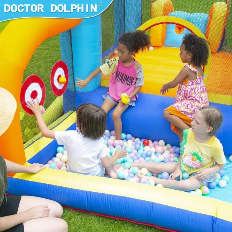 Doctor Dolphin Bounce Castle Five in One Structure Multiple Fun