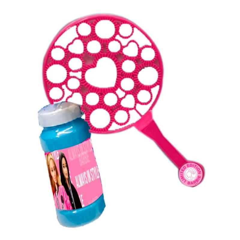 باربي - عصا الفقاعات المستديرة لون وردي