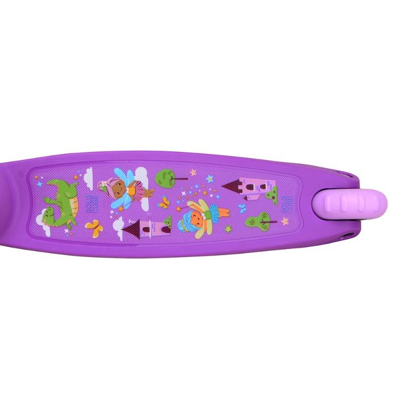 بولد كيوب - سكوتر ثلاثي العجلات قابل للطي لون أرجواني