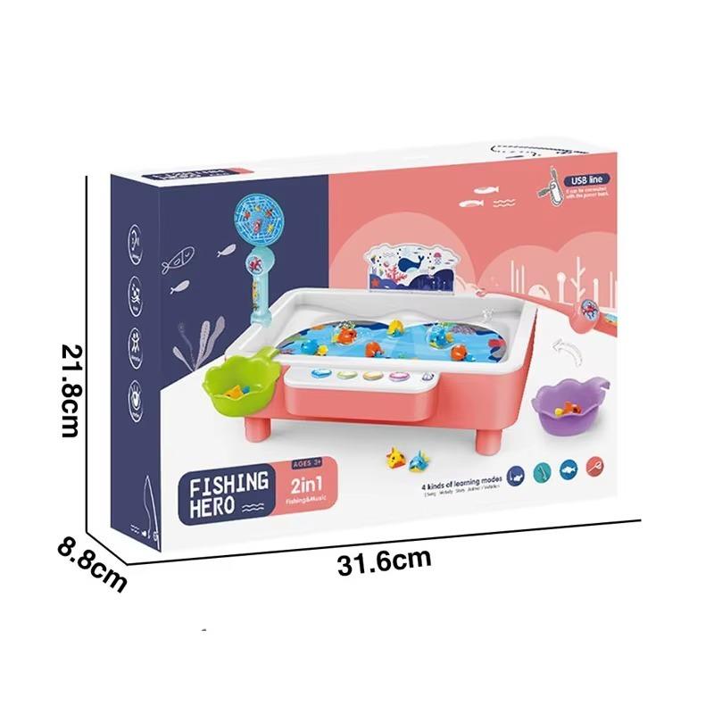 لعبة صيد السمك لون وردي